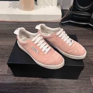 Chanel Sneakers Size 7.5 Authentic with receipt